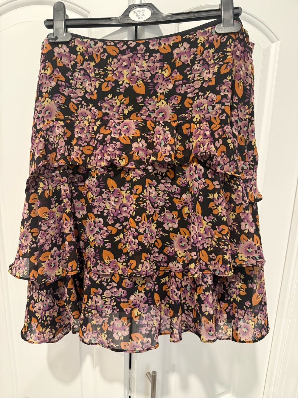 Ralph Lauren Floral Tiered Mini Ruffle Skirt
